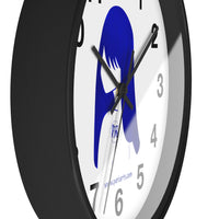 Blue Lucy Wall Clock