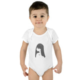 Graphite Lucy Infant Baby Rib Bodysuit