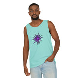 Purple Sun Unisex Garment-Dyed Tank Top