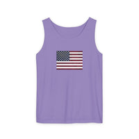 American Flag Unisex Garment-Dyed Tank Top