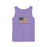 American Flag Unisex Garment-Dyed Tank Top