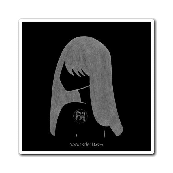Graphite Lucy Magnets