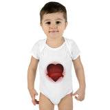 Heartmail Infant Baby Rib Bodysuit
