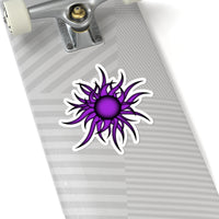 Purple Sun Kiss-Cut Stickers