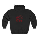 Spiral Red Unisex Heavy Blend™ Full Zip Hooded Sweatshirt