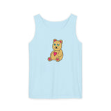 Peri Bear Unisex Garment-Dyed Tank Top
