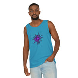 Purple Sun Unisex Garment-Dyed Tank Top