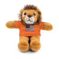 American Flag Stuffed Animals with Tee