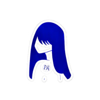 Blue Lucy Kiss-Cut Stickers