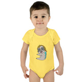 Sandy thw Sloth Infant Baby Rib Bodysuit