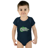 Wolf Infant Baby Rib Bodysuit