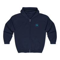 Classic Blue Unisex Heavy Blend™ Full Zip Hooded Sweatshirt
