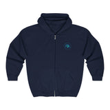 Classic Blue Unisex Heavy Blend™ Full Zip Hooded Sweatshirt