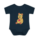Peri Bear Infant Baby Rib Bodysuit