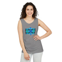 Classic Blue Unisex Garment-Dyed Tank Top