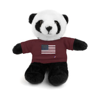 American Flag Stuffed Animals with Tee