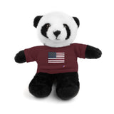 American Flag Stuffed Animals with Tee