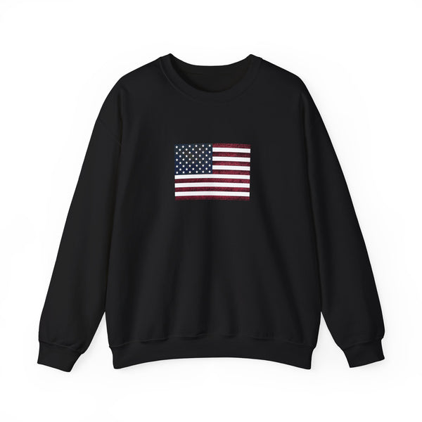 American Flag Unisex Heavy Blend™ Crewneck Sweatshirt