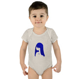 Blue Lucy Infant Baby Rib Bodysuit