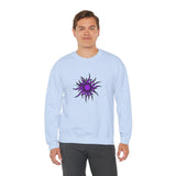 Purple Sun Unisex Heavy Blend™ Crewneck Sweatshirt