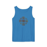 Teal Hex Unisex Garment-Dyed Tank Top
