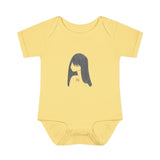 Graphite Lucy Infant Baby Rib Bodysuit