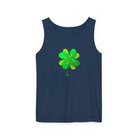 Clover Unisex Garment-Dyed Tank Top