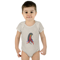 4th of July Lucy Infant Baby Rib Bodysuit
