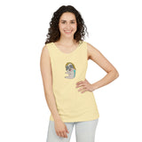 Sandy the Sloth Unisex Garment-Dyed Tank Top