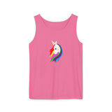 Lily the Unicorn Unisex Garment-Dyed Tank Top