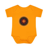 Orange Star Infant Baby Rib Bodysuit