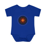 Orange Star Infant Baby Rib Bodysuit