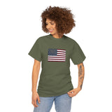 American Flag Unisex Heavy Cotton Tee