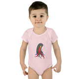 4th of July Lucy Infant Baby Rib Bodysuit