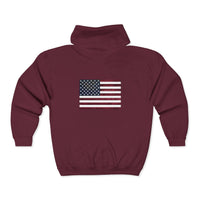 American Flag Unisex Heavy Blend™ Full Zip Hooded Sweatshirt