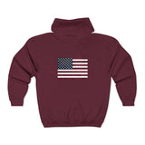 American Flag Unisex Heavy Blend™ Full Zip Hooded Sweatshirt