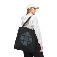 Teal Hex Tote Bag