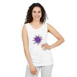 Purple Sun Unisex Garment-Dyed Tank Top