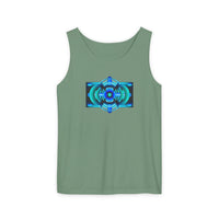 Classic Blue Unisex Garment-Dyed Tank Top