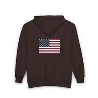 American Flag Unisex Heavy Blend™ Full Zip Hooded Sweatshirt