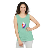 Lily the Unicorn Unisex Garment-Dyed Tank Top