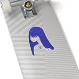 Blue Lucy Kiss-Cut Stickers