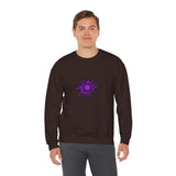 Purple Sun Unisex Heavy Blend™ Crewneck Sweatshirt