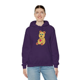 Peri Bear Unisex Heavy Blend™ Hooded Sweatshirt