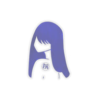 Blue Lucy Kiss-Cut Stickers