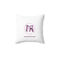 Lucy Love Spun Polyester Square Pillow