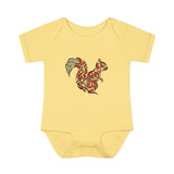 Squirrel Infant Baby Rib Bodysuit