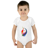 Lily the Unicorn Infant Baby Rib Bodysuit