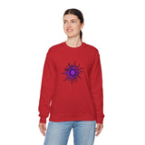 Purple Sun Unisex Heavy Blend™ Crewneck Sweatshirt