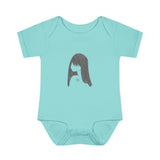 Graphite Lucy Infant Baby Rib Bodysuit